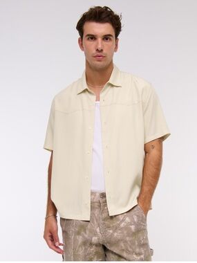 Men's Shirt in Cream